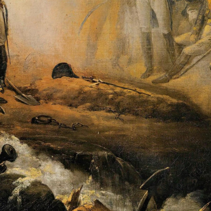 La Tomba Di Napoleone A Sant'Elena Horace Vernet hvr45 quadro stampato su tela