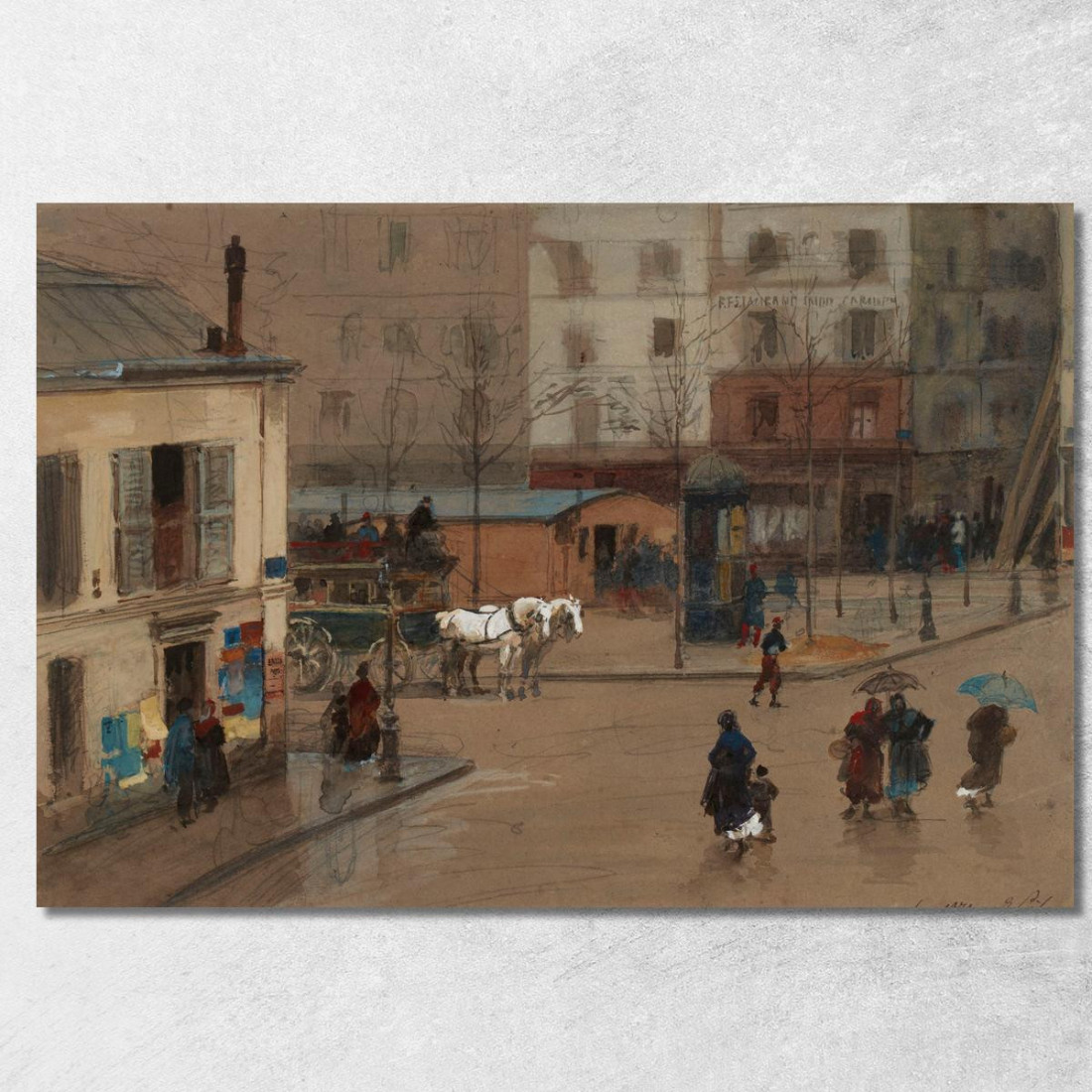 Incrocio 8 Febbraio 1871 Isidore Pils ipl6 quadro stampato su tela Incrocio 8 Febbraio 1871 Isidore Pils ipl6 quadro stampato su tela