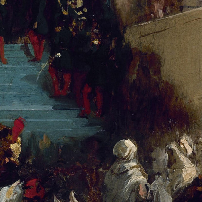 Distribuzione Delle Aquile E Benedizione Delle Bandiere Il 10 Maggio 1852 Al Champ-De-Mars Isidore Pils ipl7 quadro stampato su