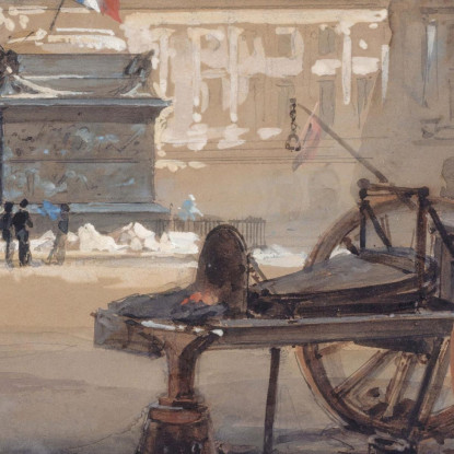 Place Vendôme Dopo La Demolizione Della Colonna Isidore Pils ipl11 quadro stampato su tela