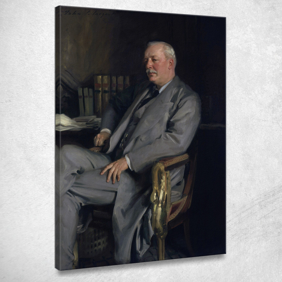 Evelyn Baring I Conte Di Cromer John Singer Sargent jss73 quadro stampato su tela Evelyn Baring I Conte Di Cromer John Singer Sargent jss73 quadro stampato su tela