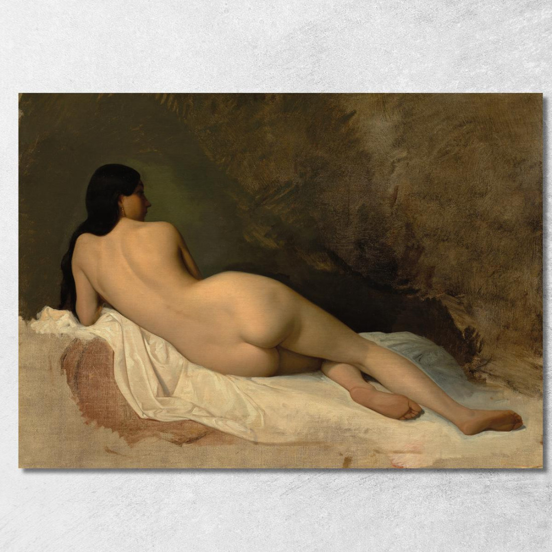 Studio Di Un Nudo Reclinato Isidore Pils ipl26 quadro stampato su tela