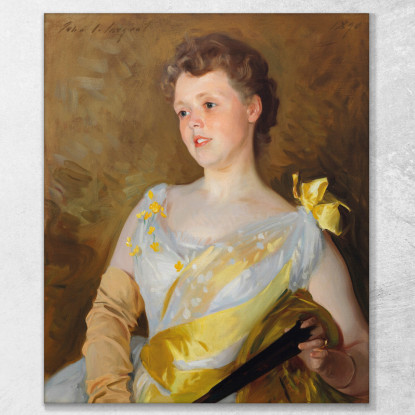 Firenze Addicks John Singer Sargent jss77 quadro stampato su tela