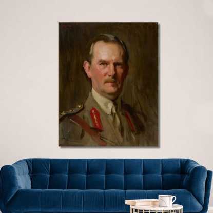 Generale Sir John Cowans John Singer Sargent jss89 quadro stampato su tela