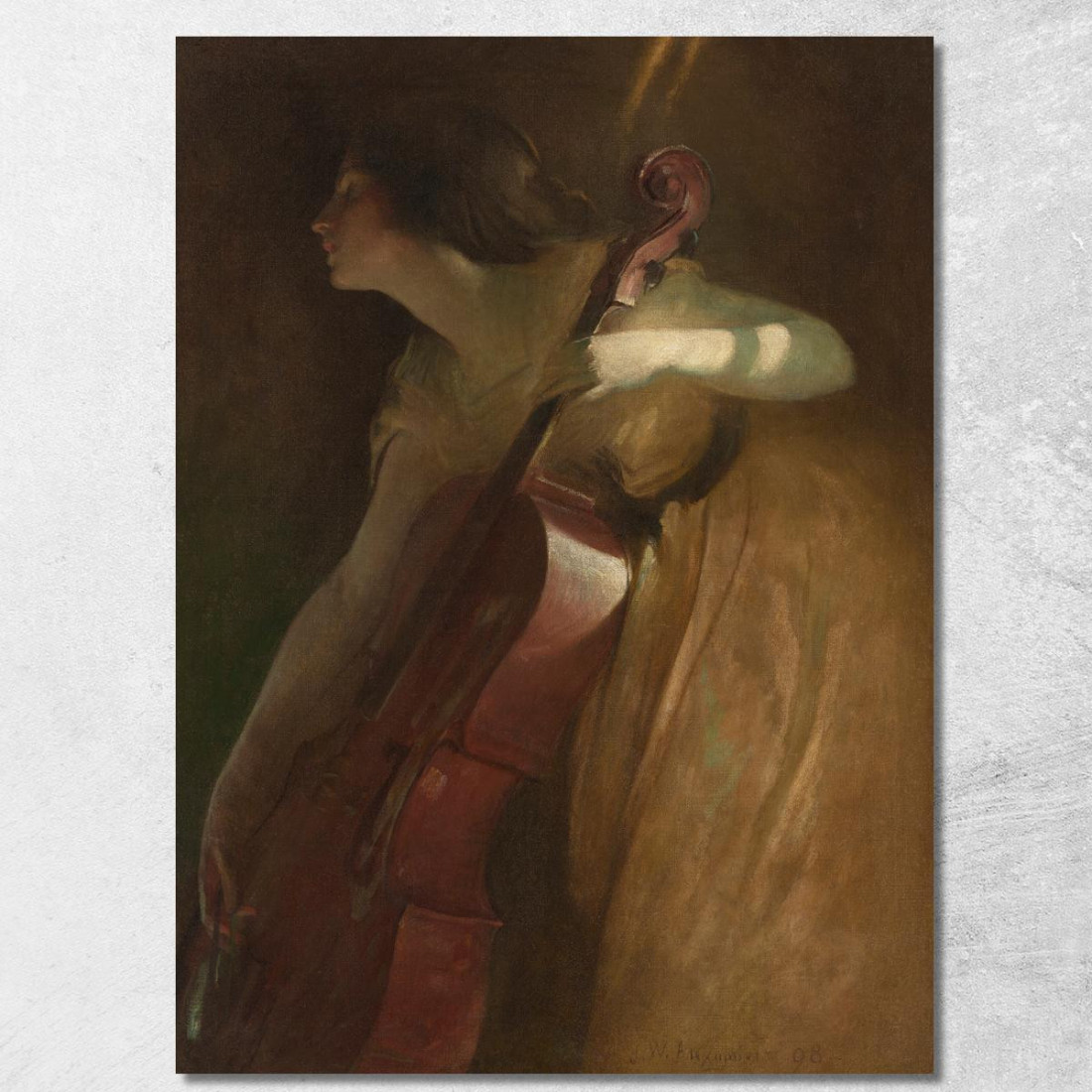 Un Raggio Di Sole John White Alexander jwa1 quadro stampato su tela Un Raggio Di Sole John White Alexander jwa1 quadro stampato su tela