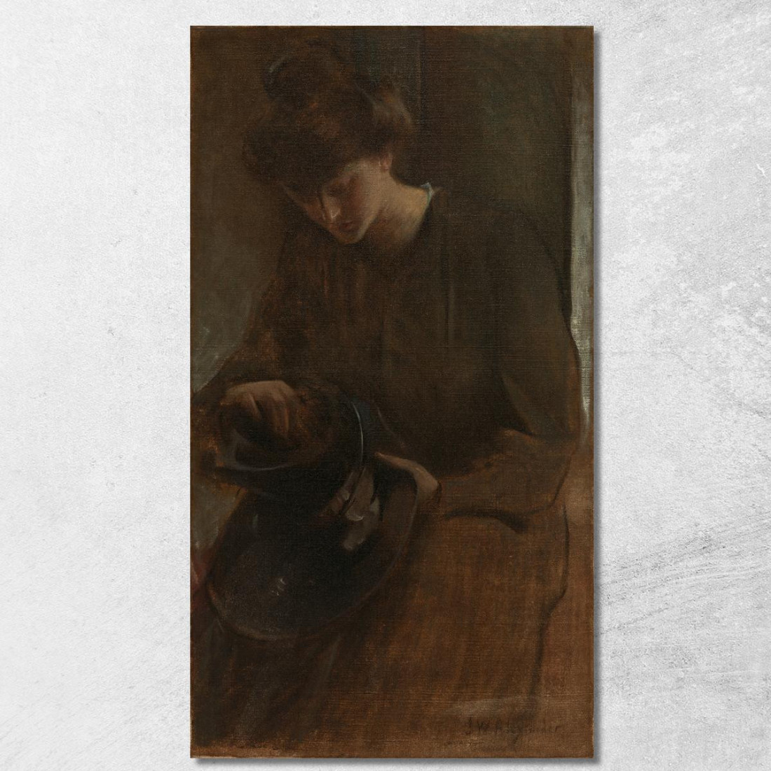 Un Lavoratore John White Alexander jwa2 quadro stampato su tela Un Lavoratore John White Alexander jwa2 quadro stampato su tela