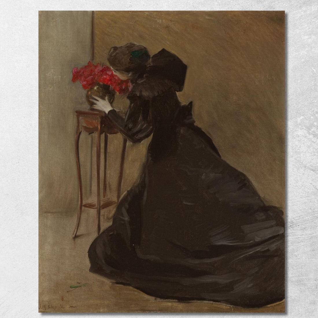 Ciotola Di Bronzo John White Alexander jwa3 quadro stampato su tela Ciotola Di Bronzo John White Alexander jwa3 quadro stampato su tela