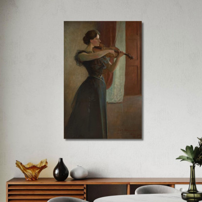 Ritratto Di Kathleen Cowan John White Alexander jwa15 quadro stampato su tela