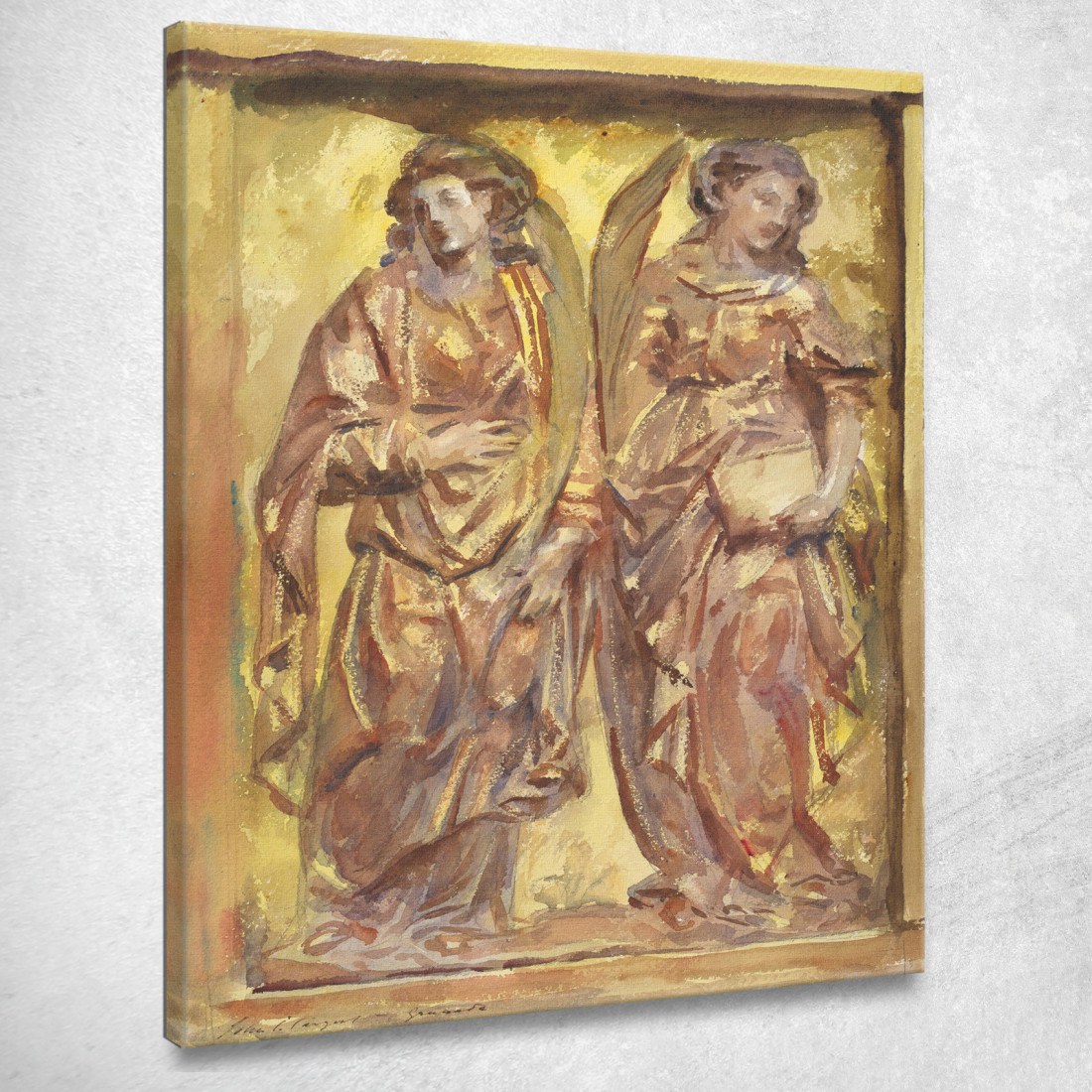 Granada Chiesa Di San Jerónimo Granada John Singer Sargent jss98 quadro stampato su tela Granada Chiesa Di San Jerónimo Granada John Singer Sargent jss98 quadro stampato su tela