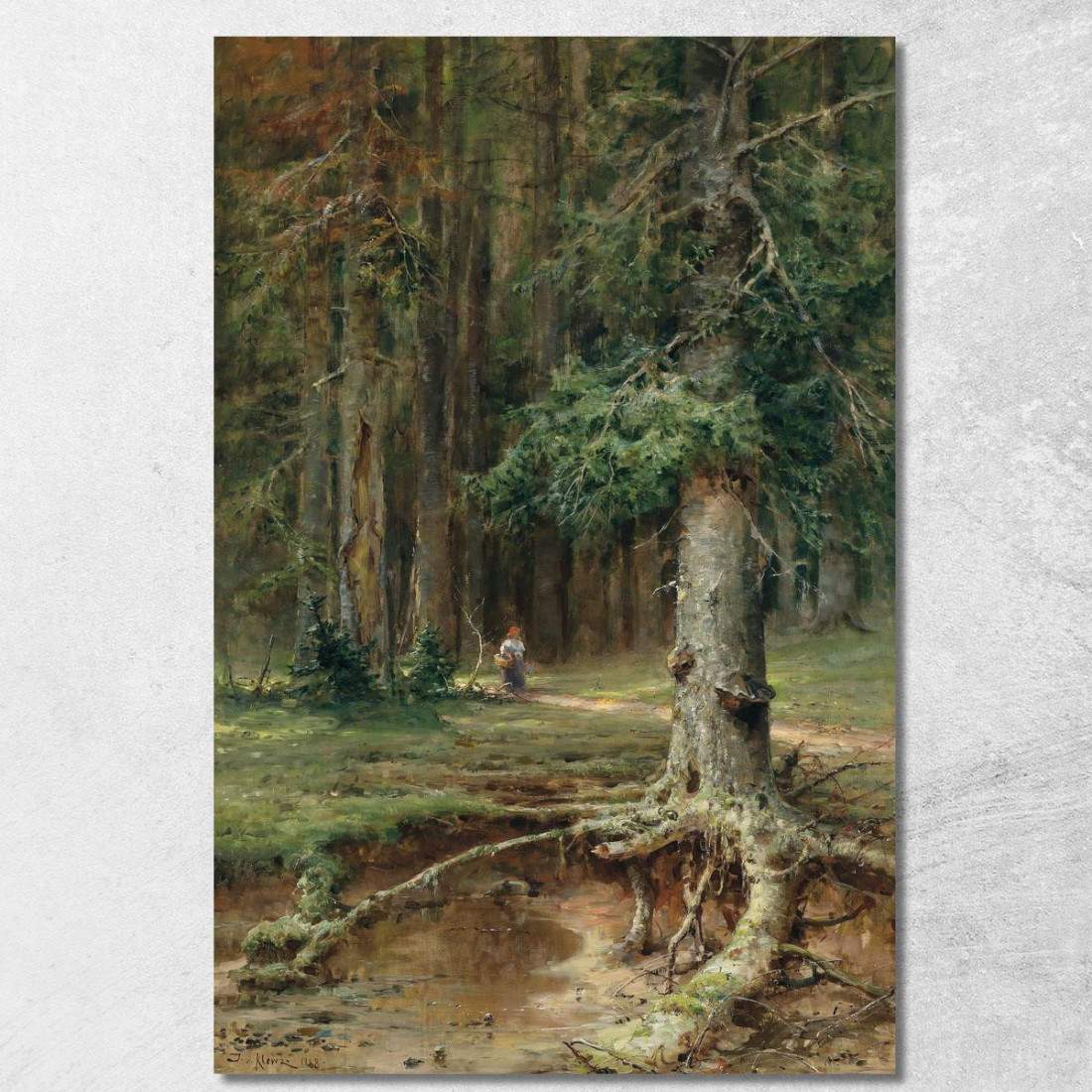 Rotkäppchen Julius Sergius Klever jsk16 quadro stampato su tela Rotkäppchen Julius Sergius Klever jsk16 quadro stampato su tela