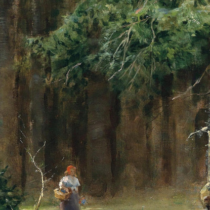 Rotkäppchen Julius Sergius Klever jsk16 quadro stampato su tela