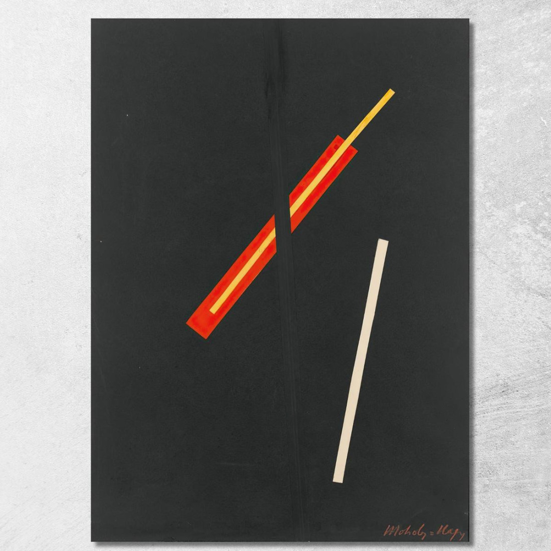 Collage Con Tre Elementi László Moholy-Nagy lmn10 quadro stampato su tela Collage Con Tre Elementi László Moholy-Nagy lmn10 quadro stampato su tela