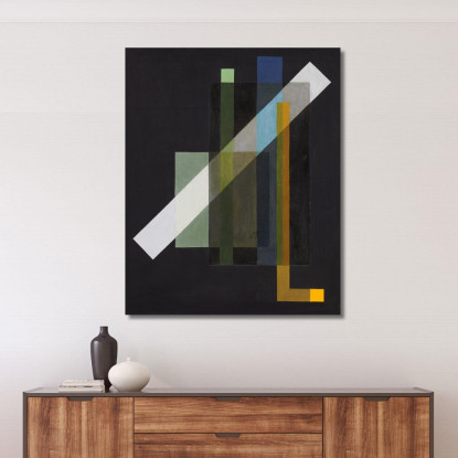 Costruzione 2 László Moholy-Nagy lmn12 quadro stampato su tela