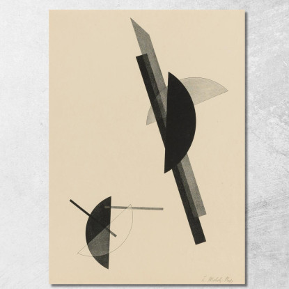 Kestnermappe Composizione Una Tavola Passuth 125 László Moholy-Nagy lmn25 quadro stampato su tela