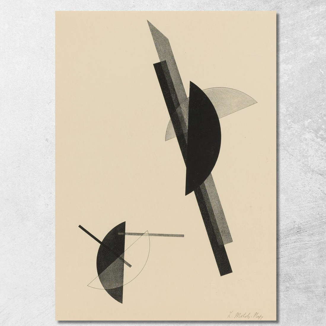 Kestnermappe Composizione Una Tavola Passuth 125 László Moholy-Nagy lmn25 quadro stampato su tela Kestnermappe Composizione Una Tavola Passuth 125 László Moholy-Nagy lmn25 quadro stampato su tela