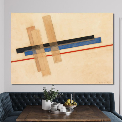 Composizione László Moholy-Nagy lmn27 quadro stampato su tela