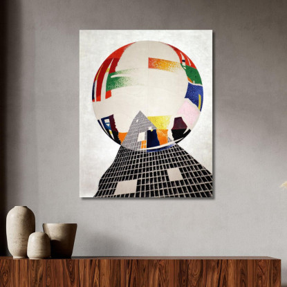 Nucleare I Ch László Moholy-Nagy lmn35 quadro stampato su tela