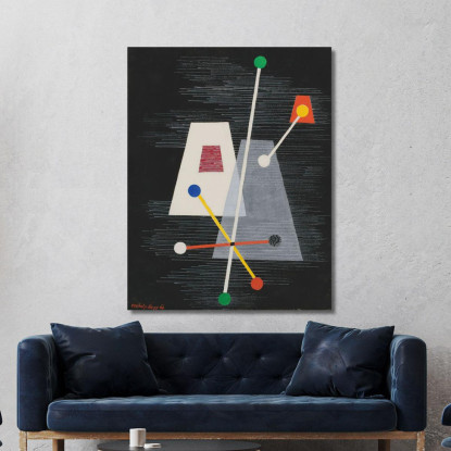 Piramidi Troncate László Moholy-Nagy lmn40 quadro stampato su tela