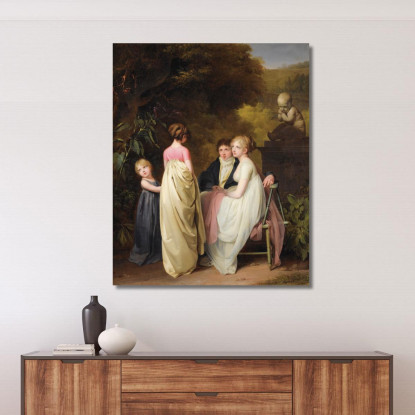Conversazione In Un Parco Louis Léopold Boilly llb4 quadro stampato su tela