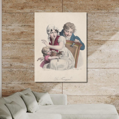 Paura Louis Léopold Boilly llb7 quadro stampato su tela