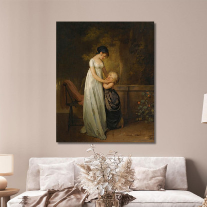 Carezze Materne Louis Léopold Boilly llb15 quadro stampato su tela