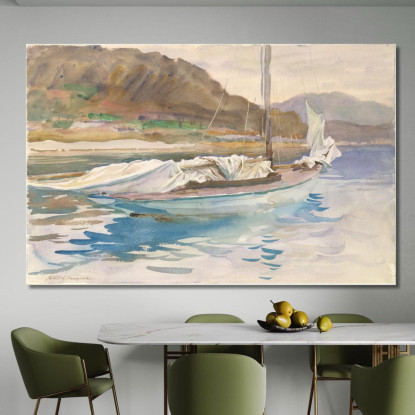 Vele Inattive John Singer Sargent jss110 quadro stampato su tela