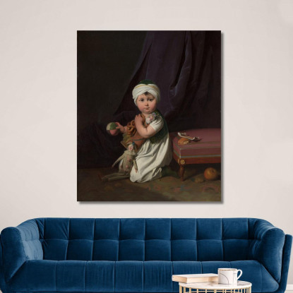 Ritratto Di Un Ragazzo Louis Léopold Boilly llb36 quadro stampato su tela