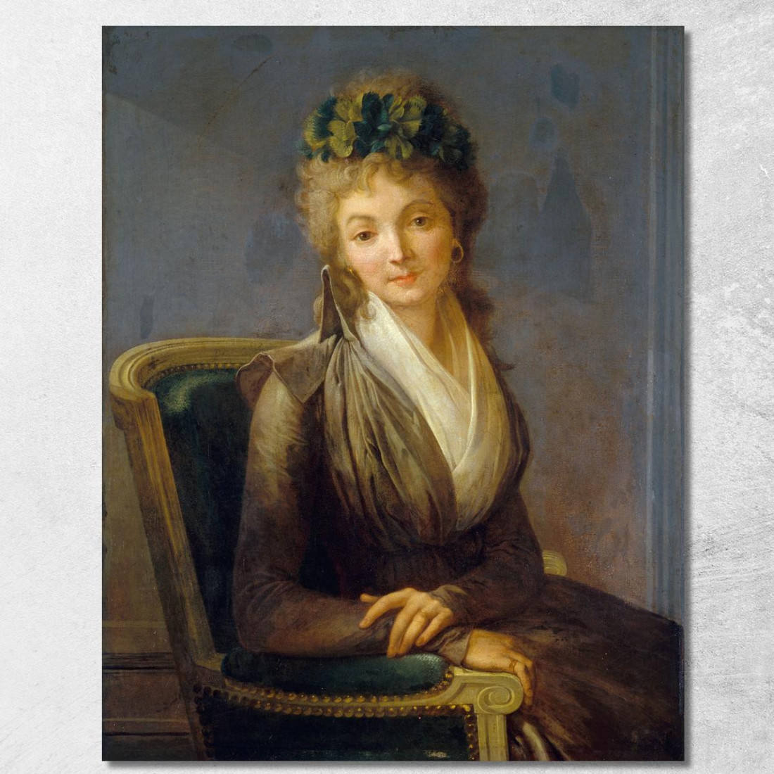 Ritratto Presunto Di Lucile Desmoulins Louis Léopold Boilly llb46 quadro stampato su tela Ritratto Presunto Di Lucile Desmoulins Louis Léopold Boilly llb46 quadro stampato su tela