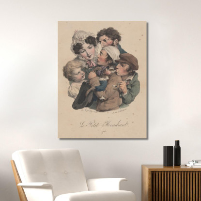 Il Piccolo Mendicante Louis Léopold Boilly llb58 quadro stampato su tela