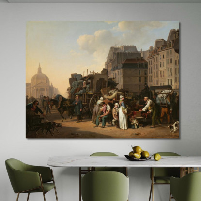 I Traslochi Louis Léopold Boilly llb59 quadro stampato su tela