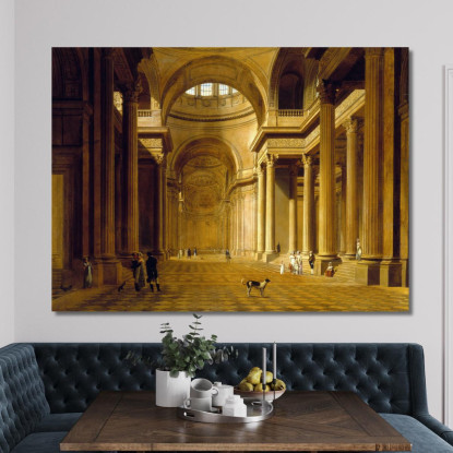 Vista Interna Del Panthéon Louis Léopold Boilly llb68 quadro stampato su tela