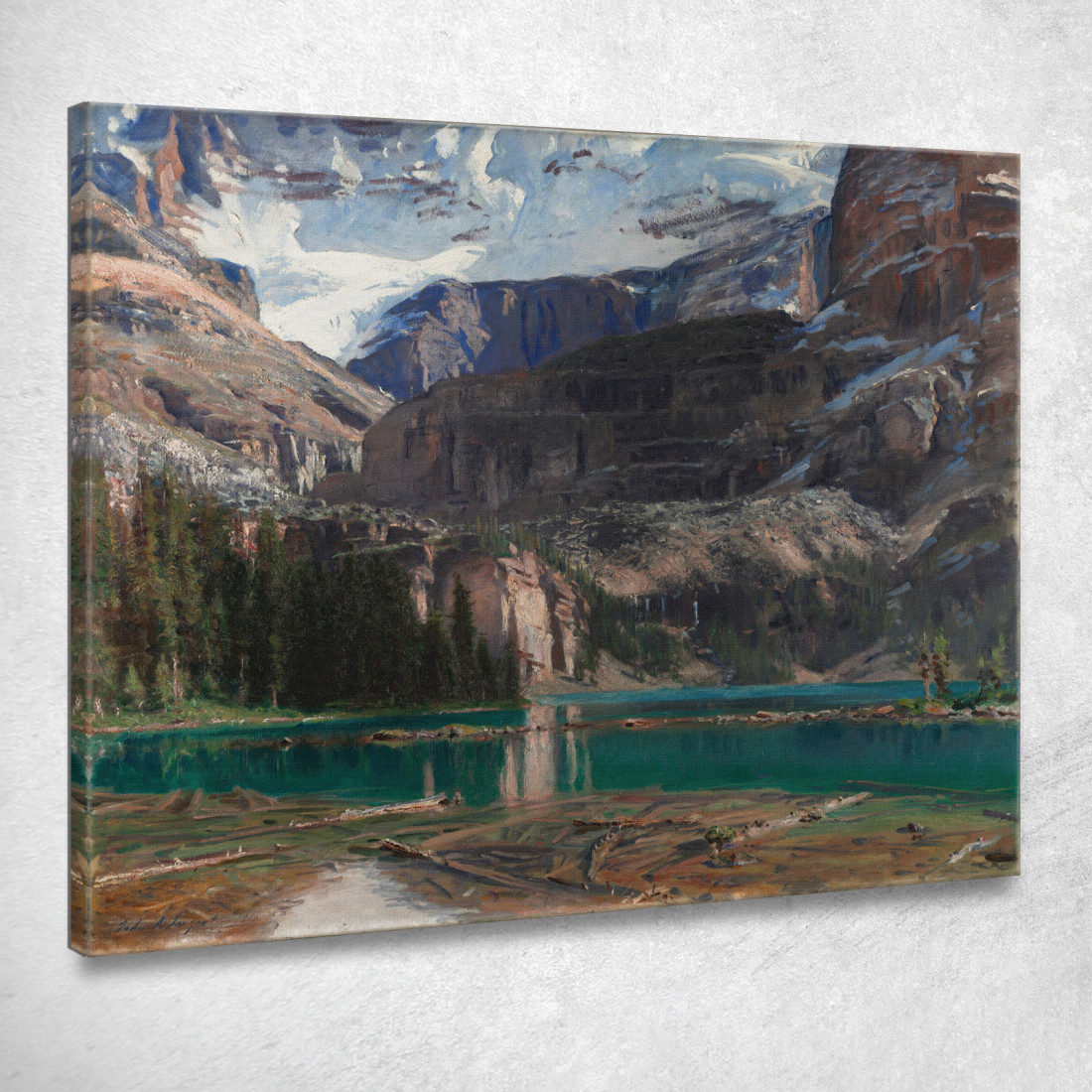 Lago O'Hara John Singer Sargent jss129 quadro stampato su tela Lago O'Hara John Singer Sargent jss129 quadro stampato su tela