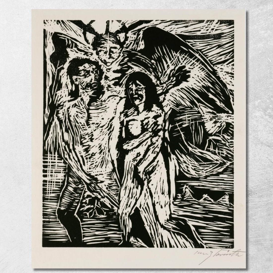 L'Expulsion Du Paradis Lovis Corinth lcr4 tableau impression sur toile L'Expulsion Du Paradis Lovis Corinth lcr4 tableau impression sur toile