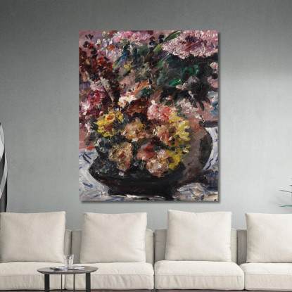 Fleurs Dans Un Seau En Bronze Lovis Corinth lcr6 tableau impression sur toile