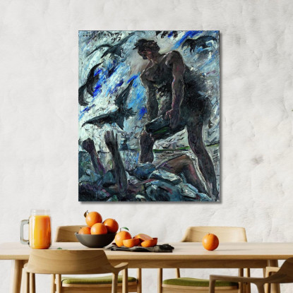 Caïn Lovis Corinth lcr8 tableau impression sur toile