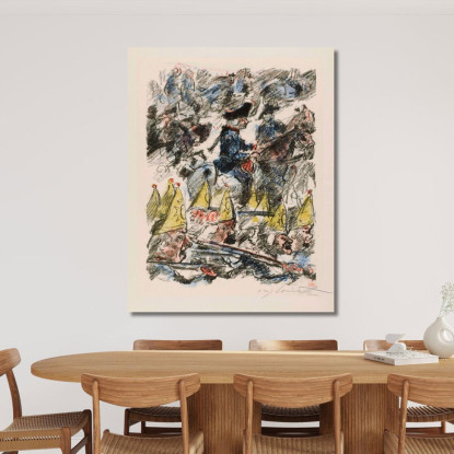Le Roi À Leuthen Lovis Corinth lcr16 tableau impression sur toile