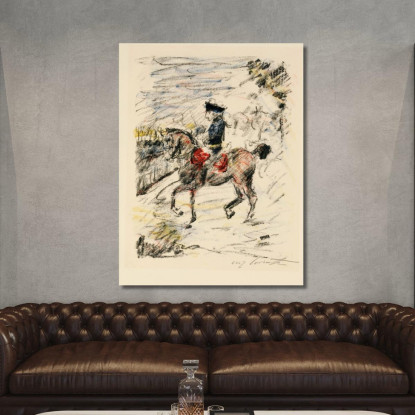 La Parade De Garde Lovis Corinth lcr24 tableau impression sur toile