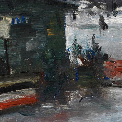 Patinoire Dans Le Tiergarten De Berlin Lovis Corinth lcr27 tableau impression sur toile