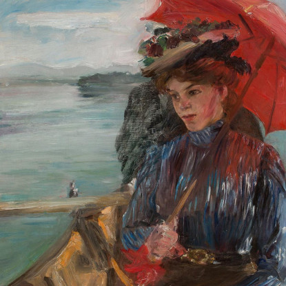 Mademoiselle Heck Lovis Corinth lcr34 tableau impression sur toile