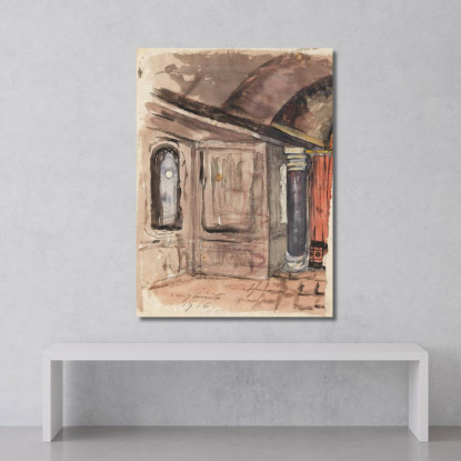 Intérieur Lovis Corinth lcr46 tableau impression sur toile