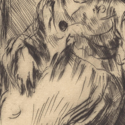 Intérieur Avec Femme Lovis Corinth lcr48 tableau impression sur toile
