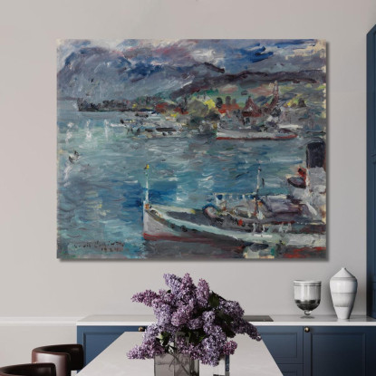 Lac De Lucerne Le Matin Lovis Corinth lcr58 tableau impression sur toile