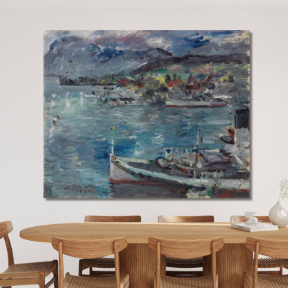 Lac De Lucerne Le Matin Lovis Corinth lcr58 tableau impression sur toile