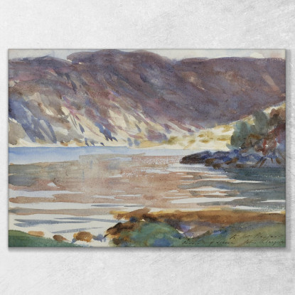 Loch Moidart John Singer Sargent jss137 quadro stampato su tela