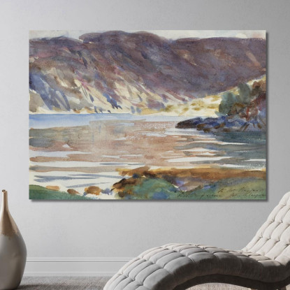 Loch Moidart John Singer Sargent jss137 quadro stampato su tela