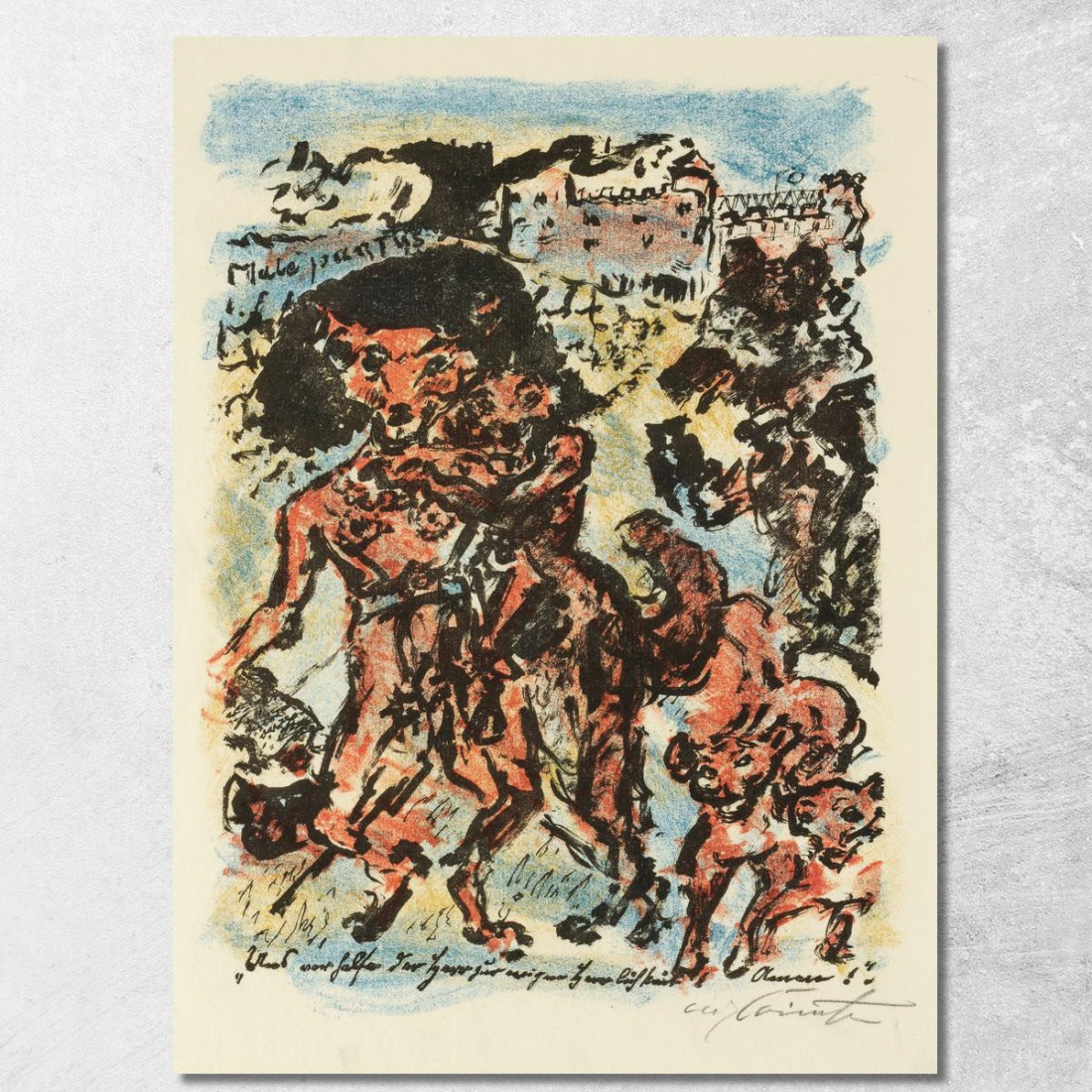 Reinecke Avec Sa Femme Et Ses Enfants Fier De Sa Promotion Au Poste De Chancelier Du Reich Lovis Corinth lcr71 tableau impressi Reinecke Avec Sa Femme Et Ses Enfants Fier De Sa Promotion Au Poste De Chancelier Du Reich Lovis Corinth lcr71 tableau impressi