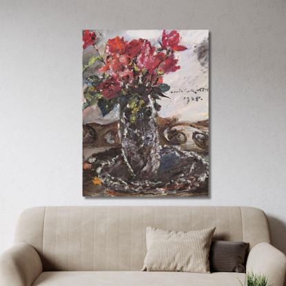 Roses Rouges Lovis Corinth lcr78 tableau impression sur toile