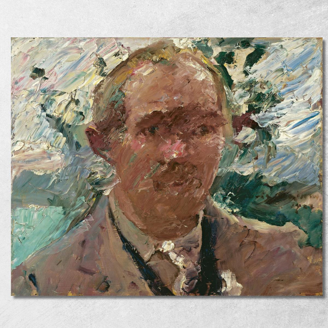 Autoportrait Au Walchensee Lovis Corinth lcr85 tableau impression sur toile Autoportrait Au Walchensee Lovis Corinth lcr85 tableau impression sur toile