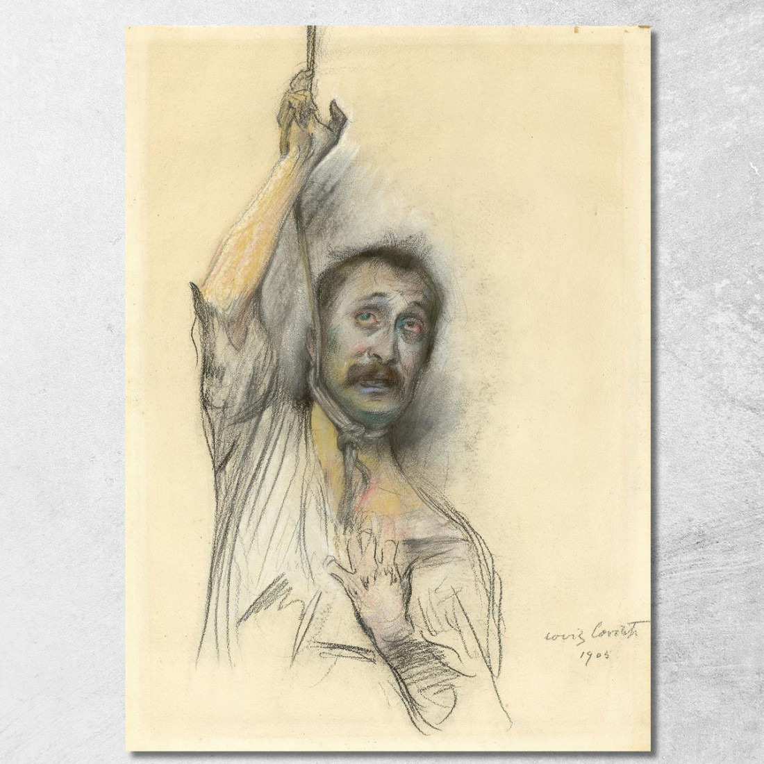 Autoportrait Avec Une Corde Autour Du Cou Lovis Corinth lcr87 tableau impression sur toile Autoportrait Avec Une Corde Autour Du Cou Lovis Corinth lcr87 tableau impression sur toile