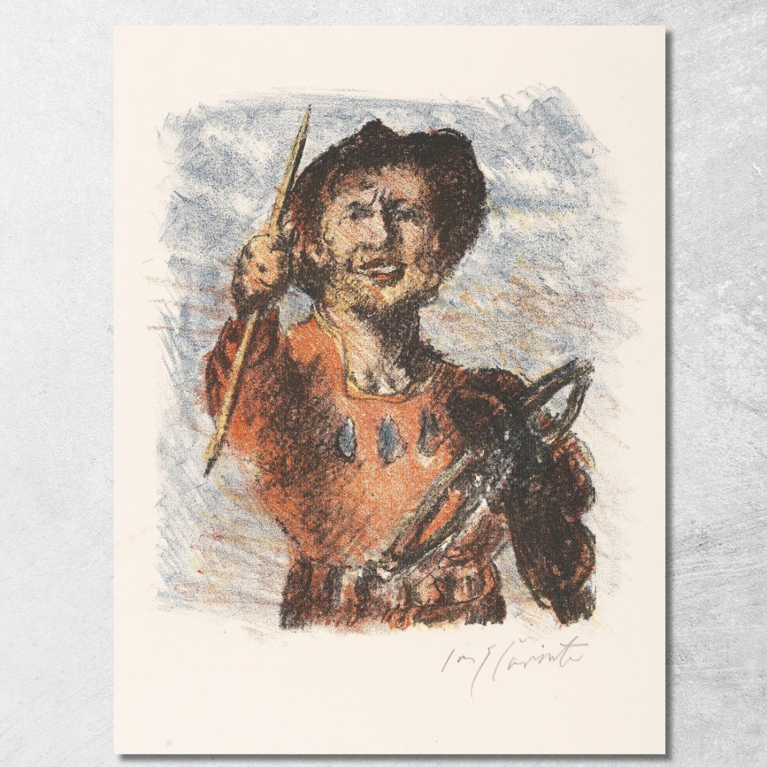 Guillaume Tell Lovis Corinth lcr108 tableau impression sur toile